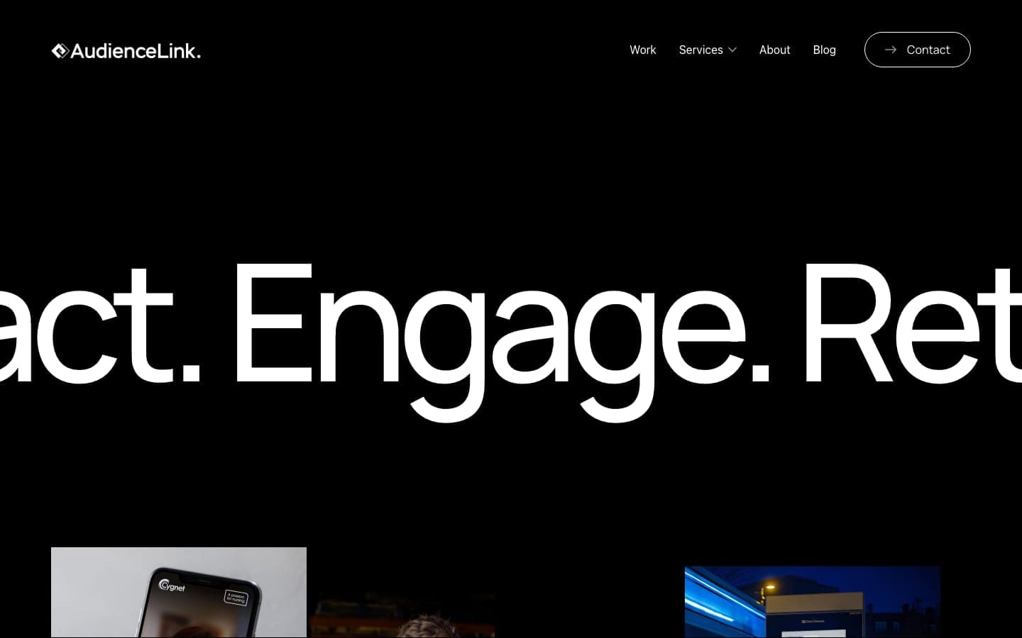 AudienceLink Ltd. homepage