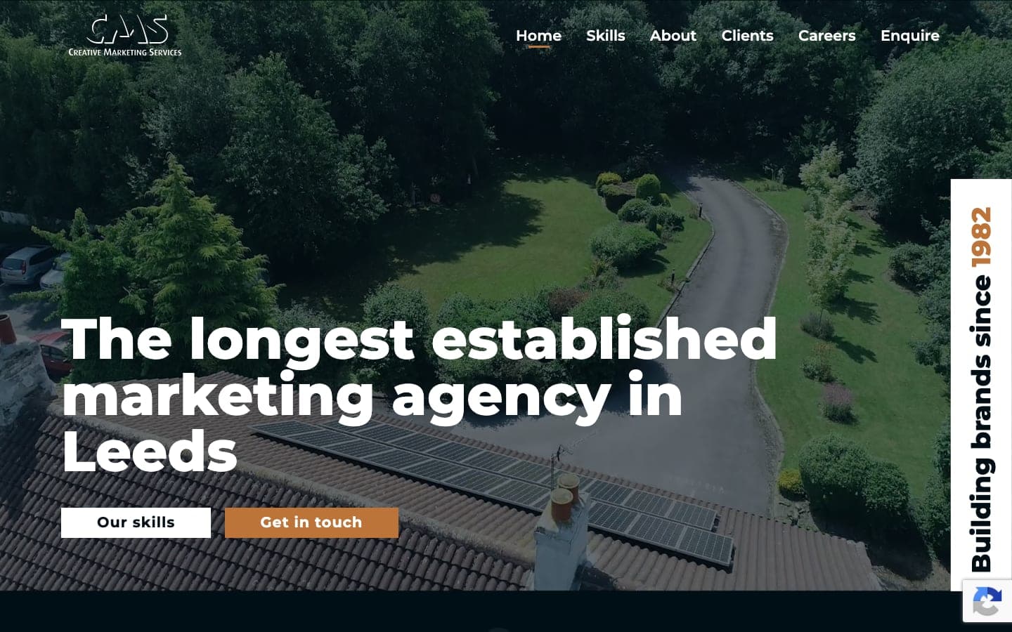 CMS Advertising homepage