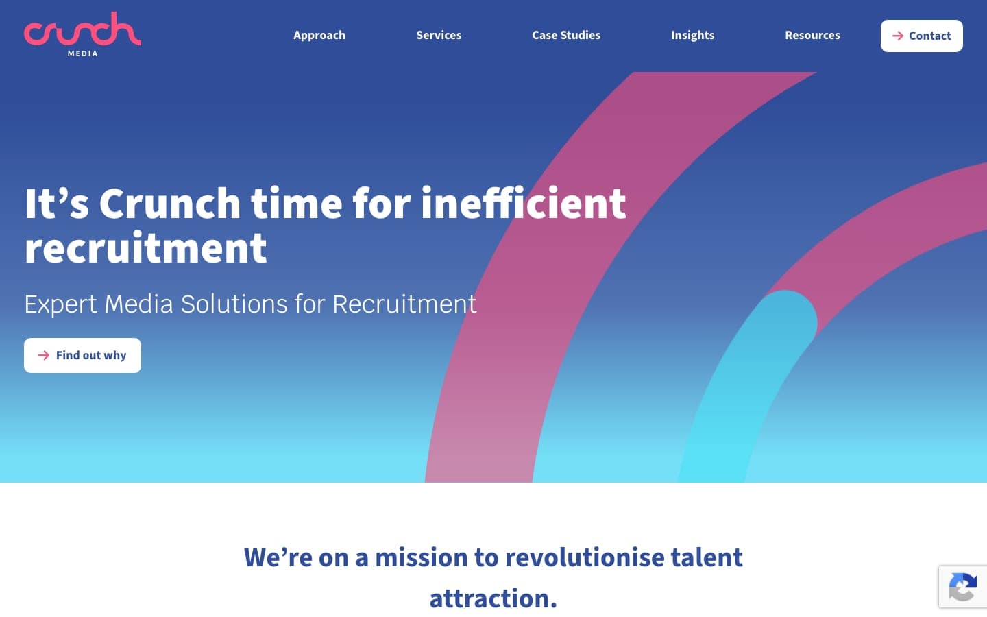 Crunch Media homepage