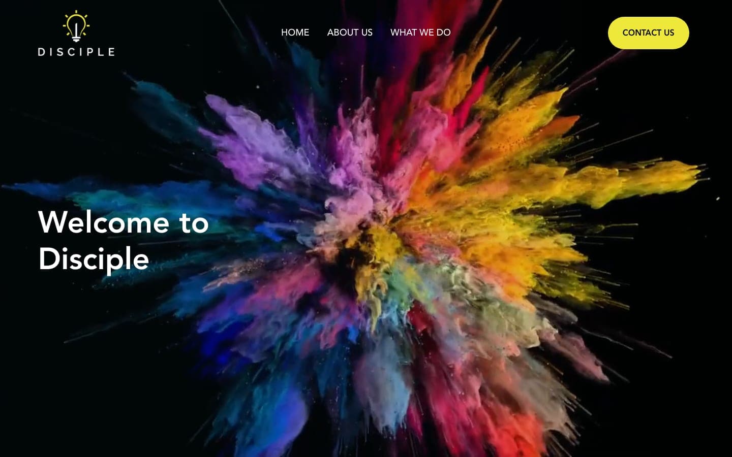 Disciple Agency homepage