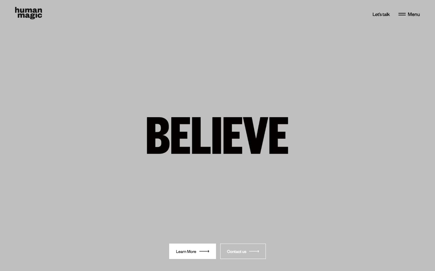 Human Magic homepage