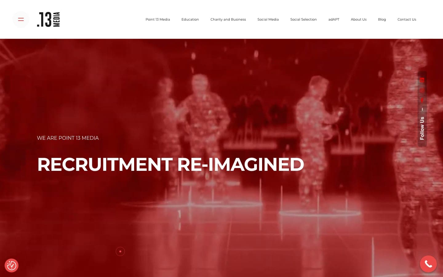 Point 13 homepage