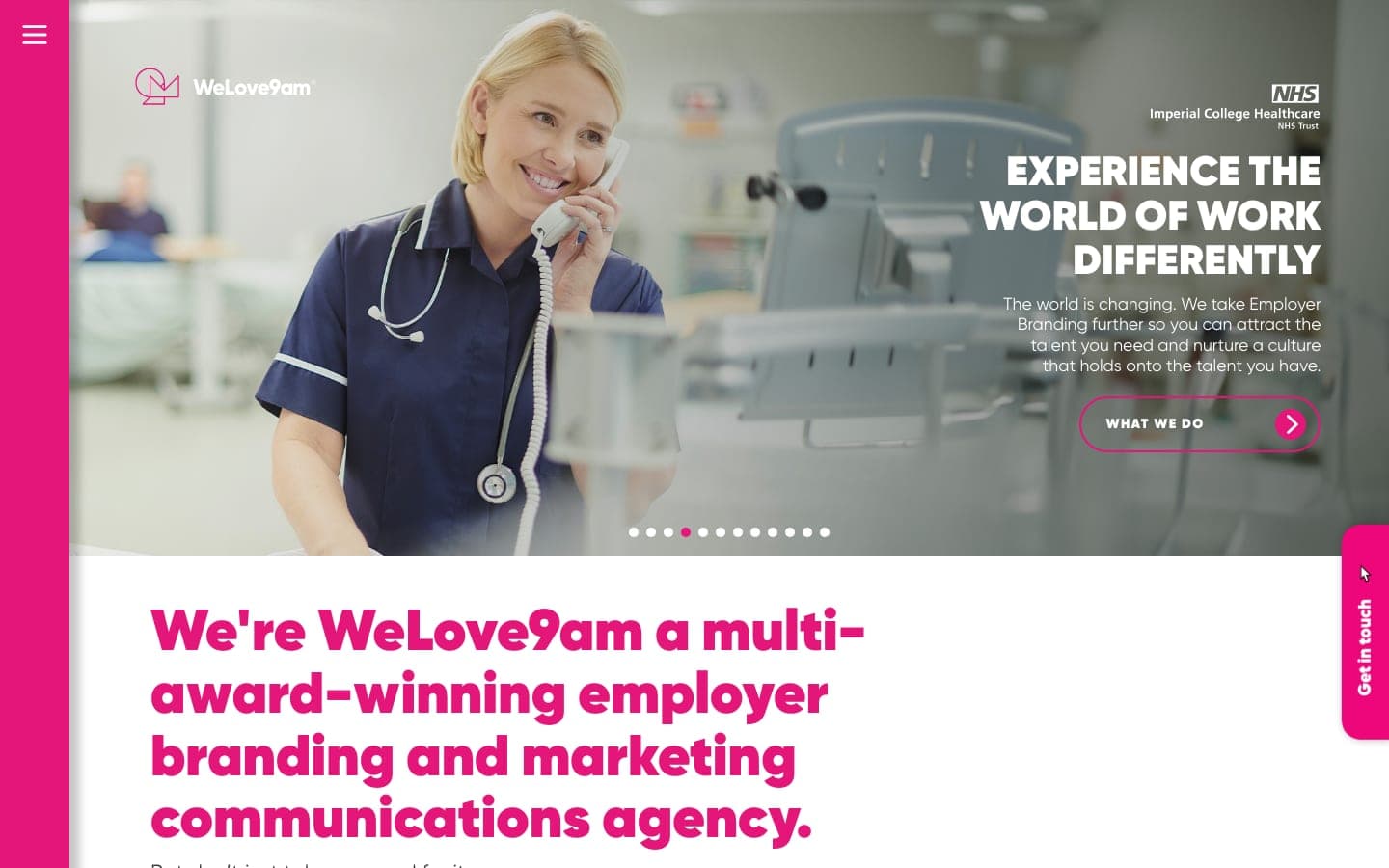 welove9am.com homepage, captured 3 September 2026