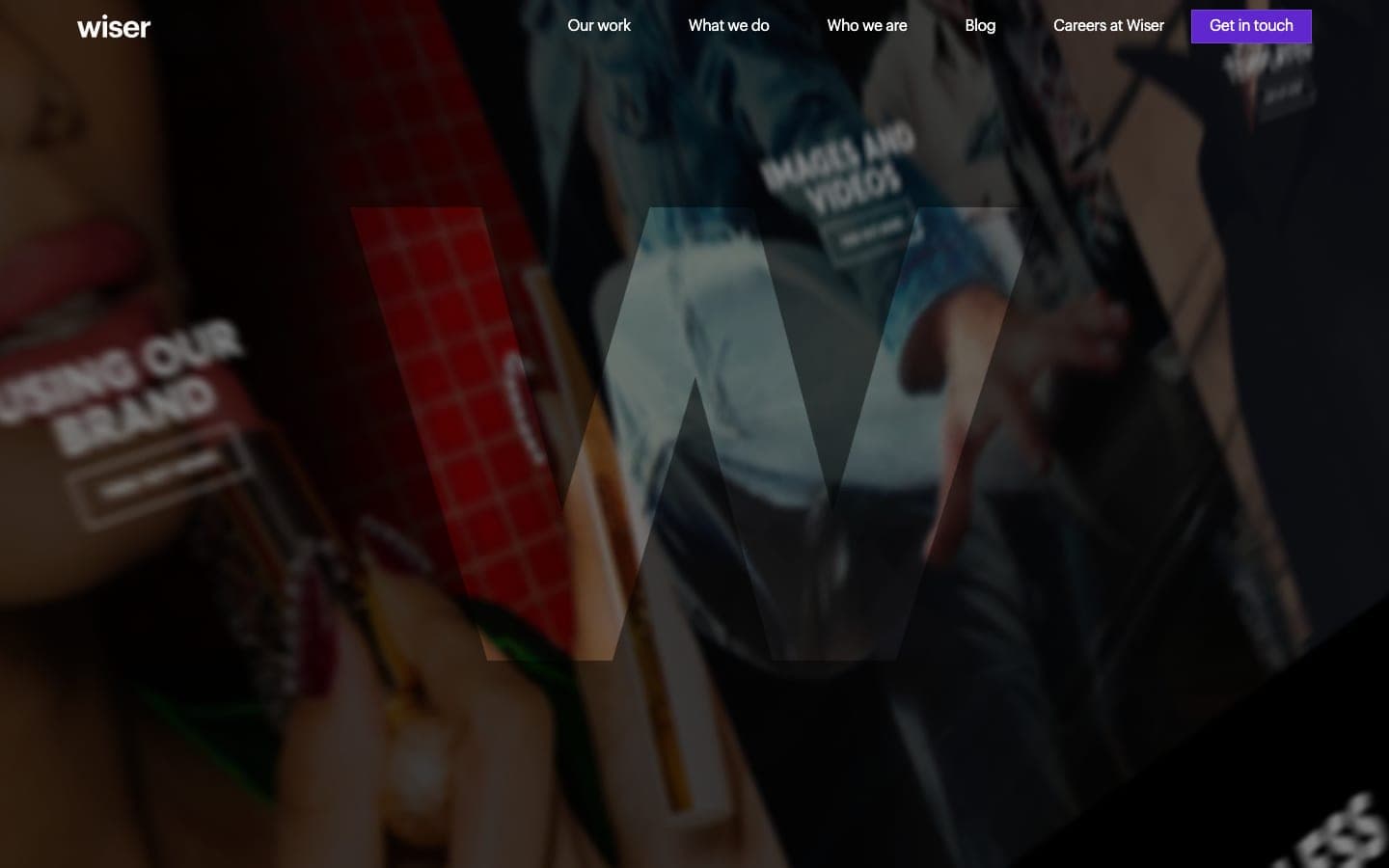 Wiser homepage