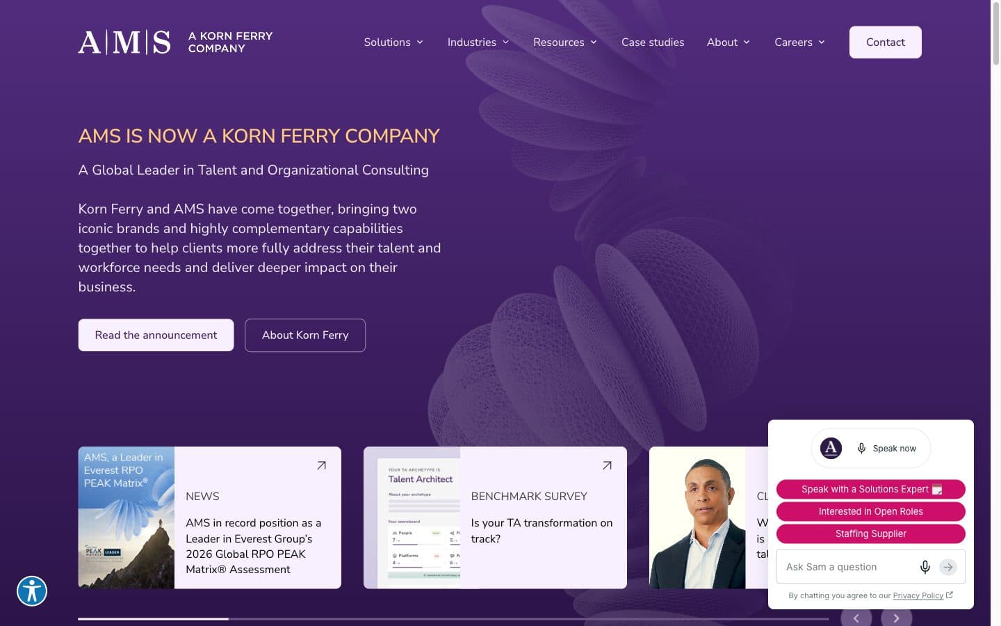 AMS homepage