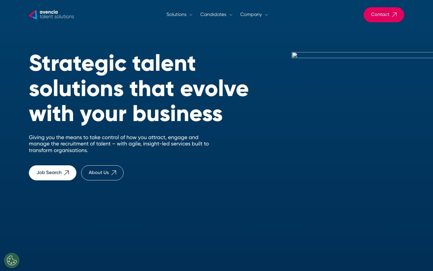 Avencia Talent Solutions homepage