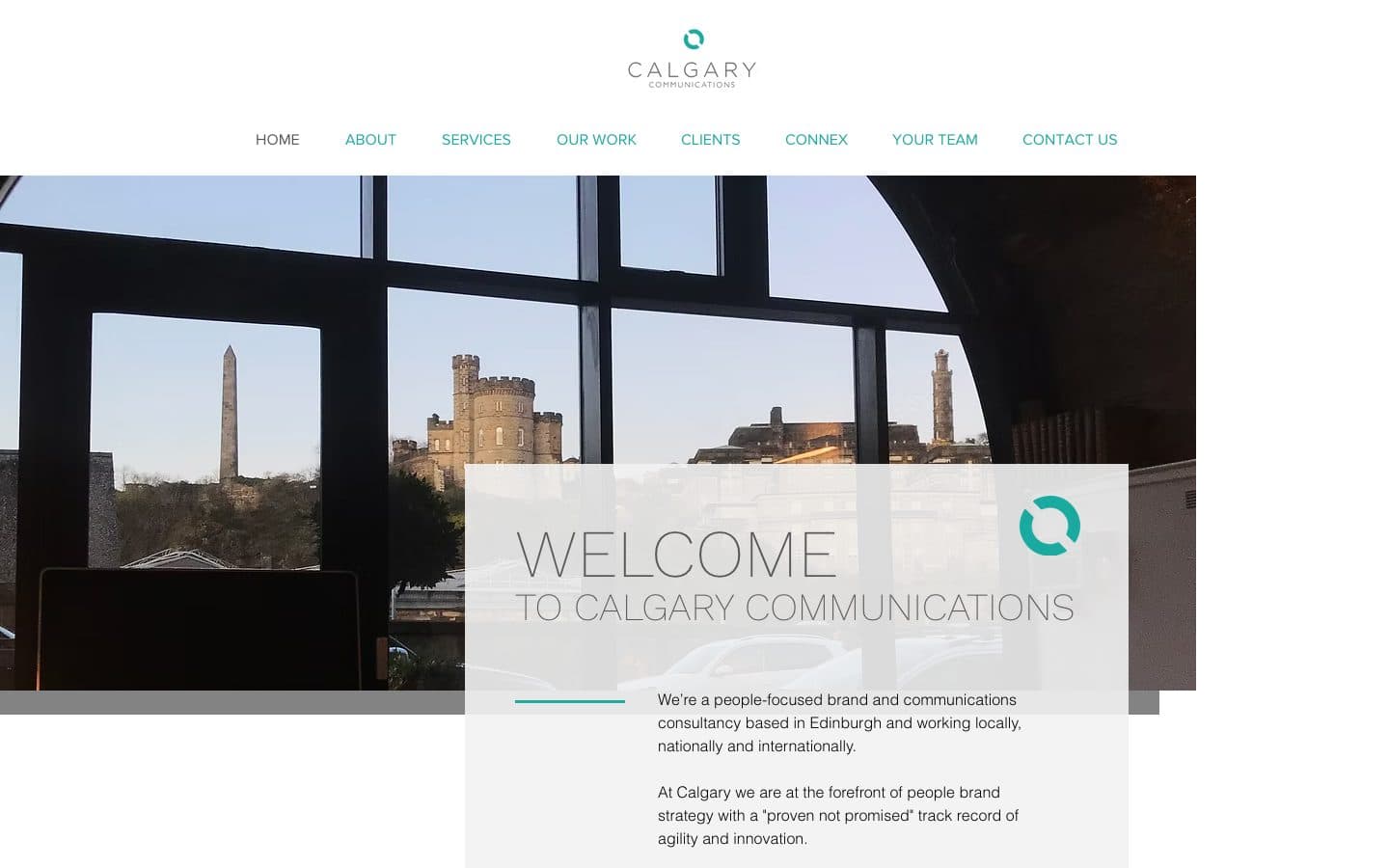 Calgary Communications homepage