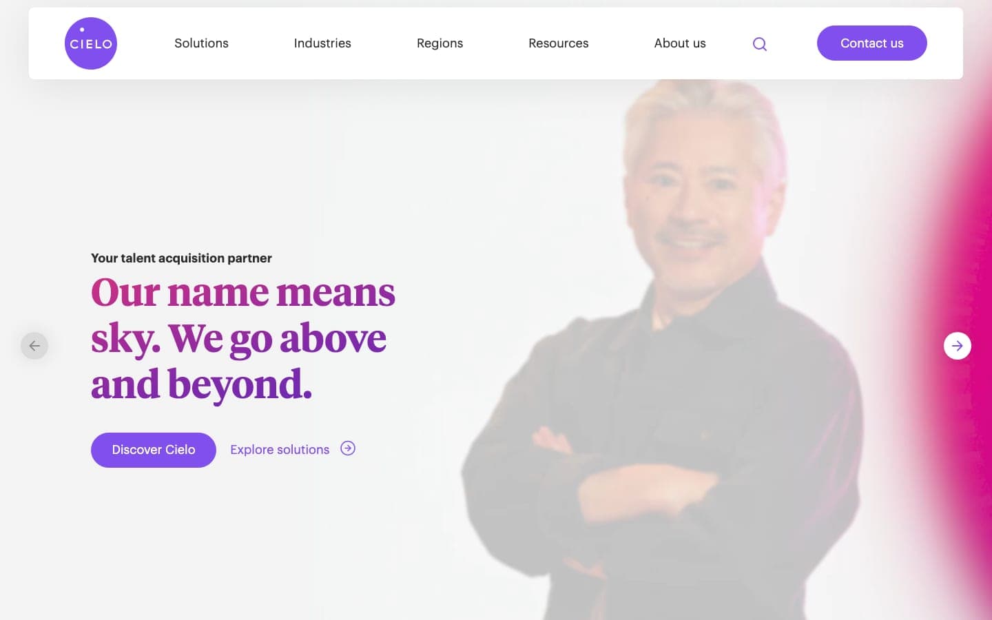 Cielo homepage