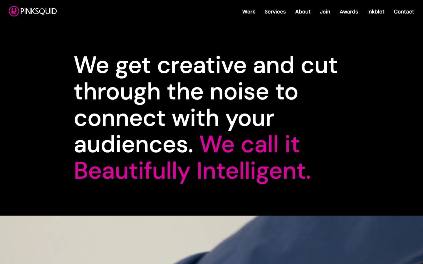 Pink Squid homepage