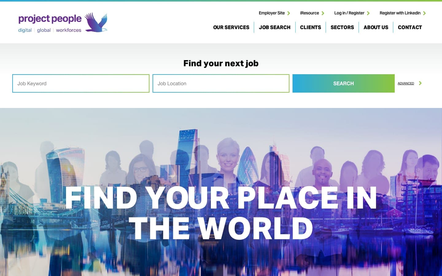 Project People homepage