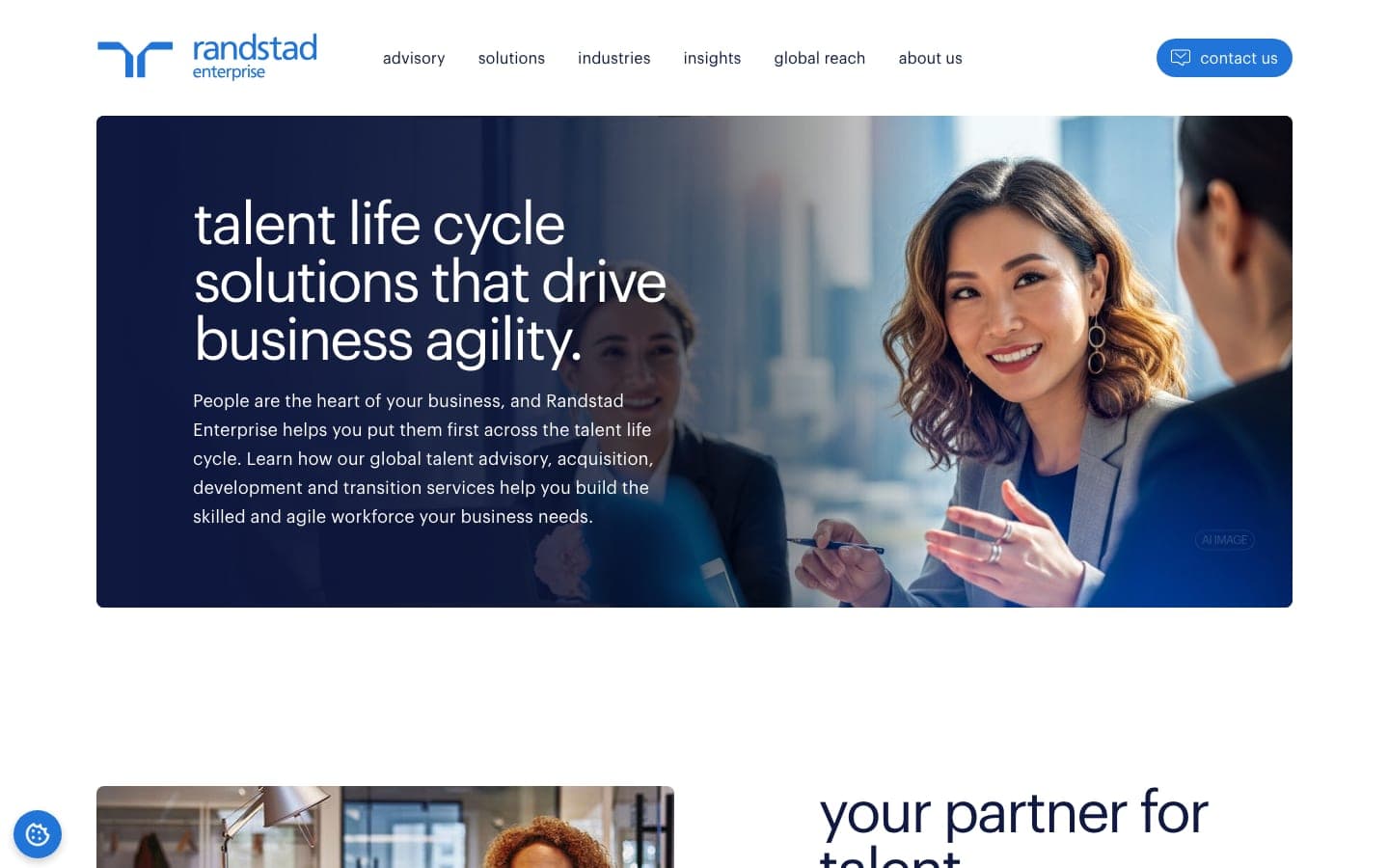 Randstad Enterprise homepage