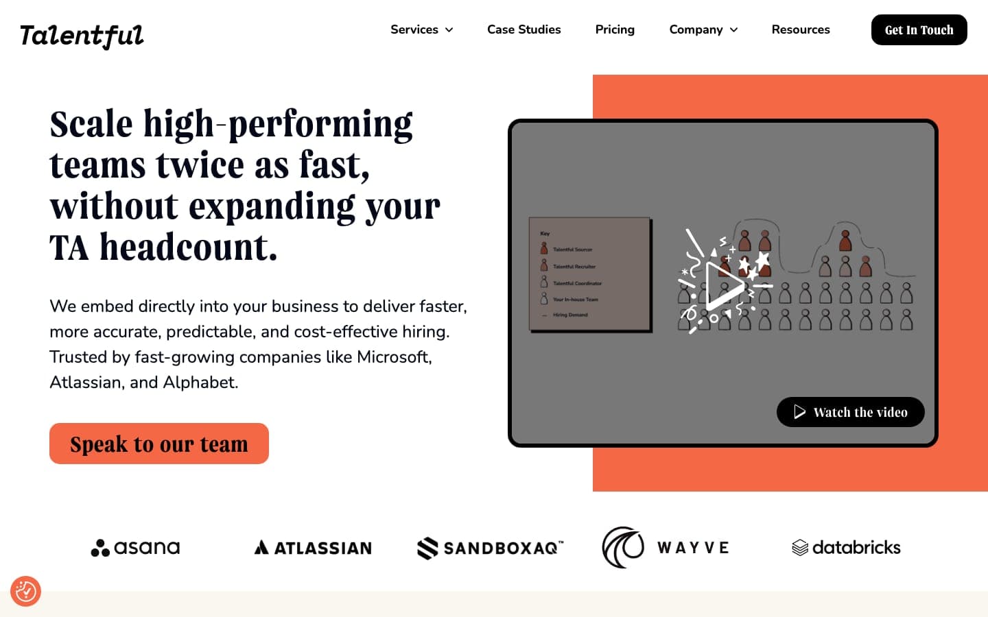 Talentful homepage