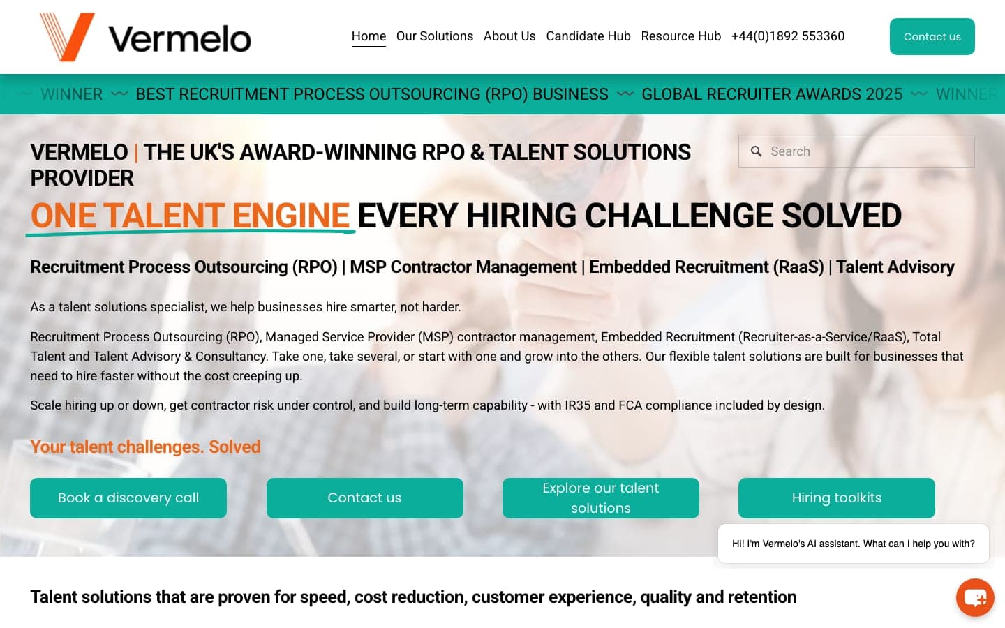 Vermelo homepage