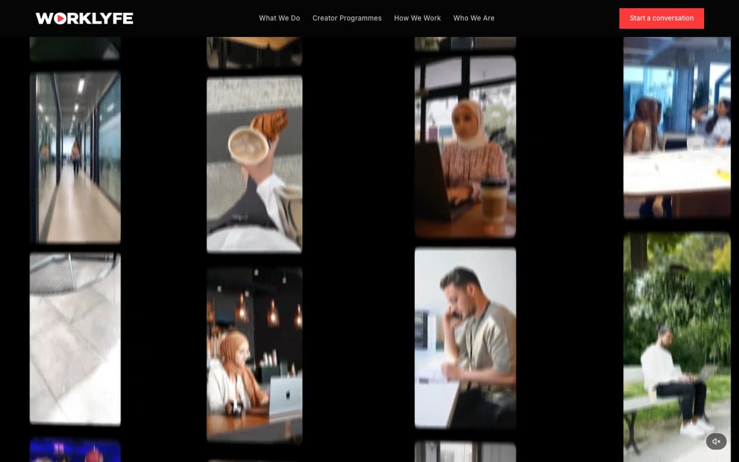 Worklyfe Social homepage